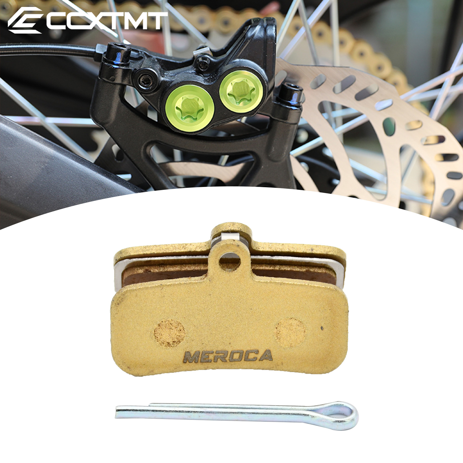 Brake Pads Bike - Motorcycle Front and Rear Silent Brake
