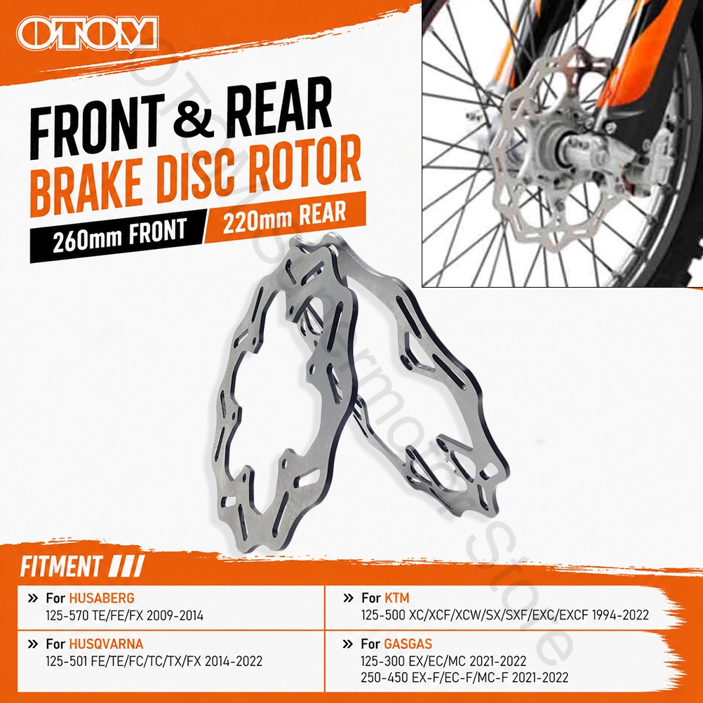 260mm 220mm Motorcycle Front R - Brake Rotor review and price