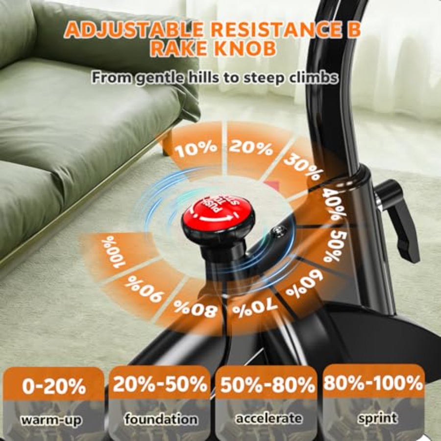 Home cardio exercise bike with - Brake Pads Bike review and price